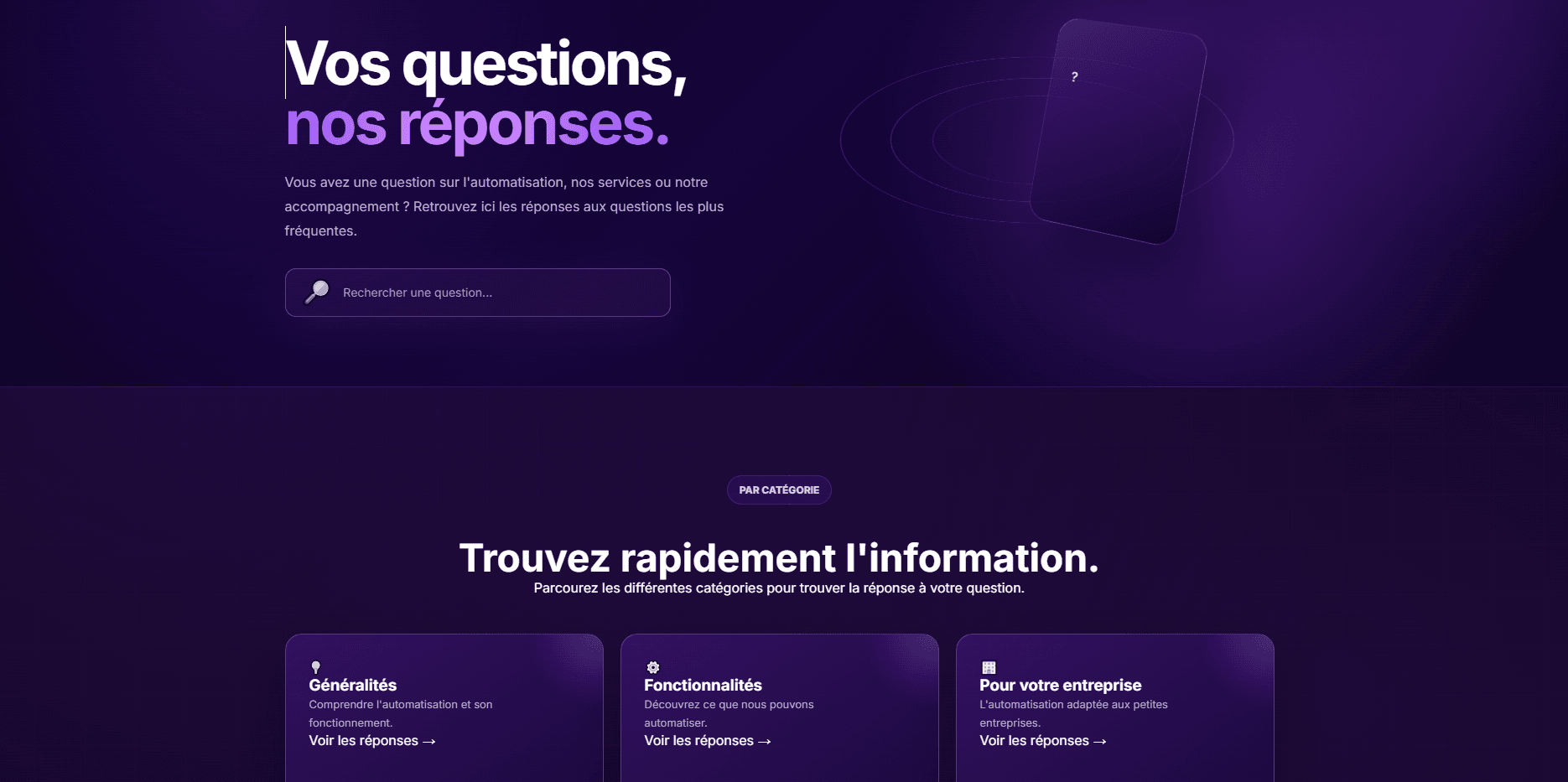 AutoPilot — aperçu troisième écran
