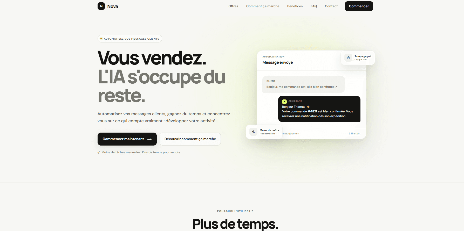 NOVA ASSIST — projet NOVA